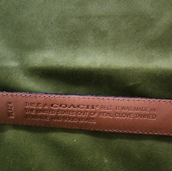 COACH Leather Belt - Picture 3 of 5
